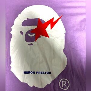 Heron Preston Bape colab tee